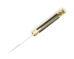 Buck 110 Auto Folding Knife Crelicam Genuine Ebony Handle Plain Edge 110BRSA -White Mountain Knives 0110brsa b 2 90484 91409.1748976677