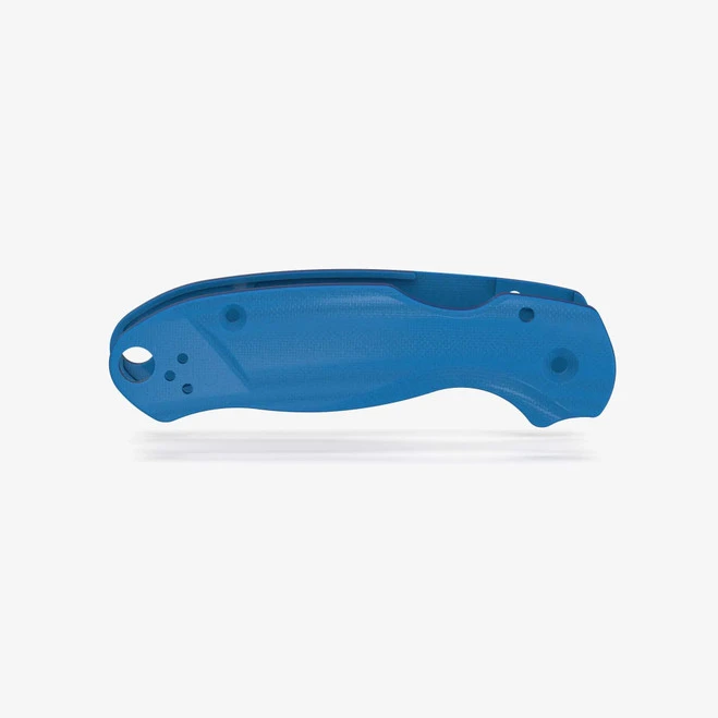 Flytanium Lotus Blue Lapis G10 Scales For Spyderco Para 3 Knife FLY-1023BL 2 Flytanium Lotus Blue Lapis G10 Scales For Spyderco Para 3 Knife FLY-1023BL - Image 2