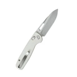 Kubey Bluff Folding Knife White G10 Handle 14C28N Drop Point Plain Edge Sandblast Finish KU248G 7 Kubey Bluff Folding Knife White G10 Handle 14C28N Drop Point Plain Edge Sandblast Finish KU248G -White Mountain Knives 02I 2 0c9ea631 4230 4d79 907b b00015fdd755 72997.1741100468