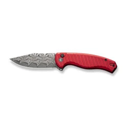 Civivi Stormhowl Folding Knife Red Aluminum Handle Damascus Clip Point Plain Edge C23040B-DS1 -White Mountain Knives 0845067c 7511 4239 8ee1 5ff829cd2de8 69792.1704310753