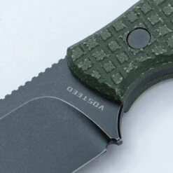 Vosteed Mink Fixed Blade Knife Green Micarta Handle Nitro-V Clip Point Plain Edge Black Stonewash Finish D0102 -White Mountain Knives 09b8fc68 b4df 4121 9d3c edade9dedf4a 75163.1702564229
