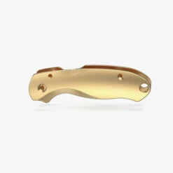 Flytanium Lotus Brass Scales For Spyderco Para 3 Knife FLY-1014