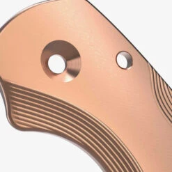 Flytanium Lotus Copper Scales For Spyderco Para 3 Knife FLY-1015 -White Mountain Knives 1015 2 34146.1677011724