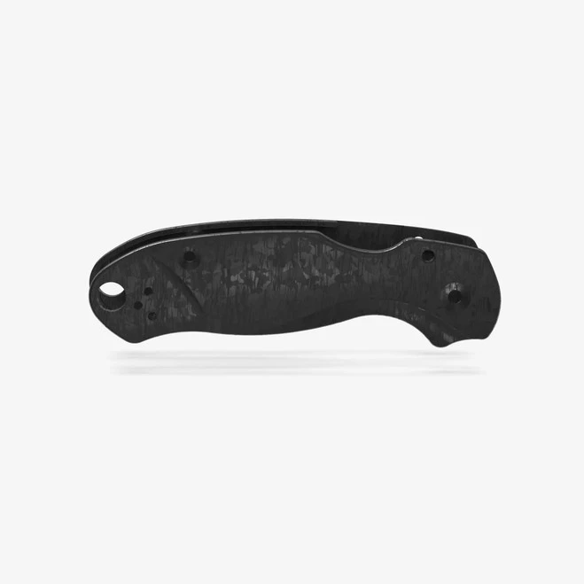 Flytanium Lotus Shredded Carbon Fiber Scales For Spyderco Para 3 Knife FLY-1018 2 Flytanium Lotus Shredded Carbon Fiber Scales For Spyderco Para 3 Knife FLY-1018 - Image 2