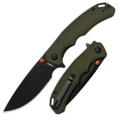 Artisan Cutlery Folding Knife Green G10 Handle AR-RPM9 Drop Point Plain Edge Black PVD Finish 1702M-BGN -White Mountain Knives 18 63295f47 ea16 4046 aa30 e0a968c57f41 91104.1752158093