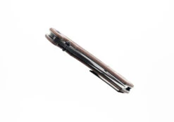 Kansept Pretatout Folding Knife Brown Micarta Handle 154CM Clip Point Plain Edge T1032A3 -White Mountain Knives 1d117b72 3cba 4393 872a ff0d554e2676 96177.1647532600