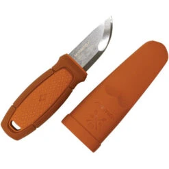 Mora Eldris Fixed Blade Knife Orange Fire Kit Polymer Handle Plain Edge Satin Finish FT02339 -White Mountain Knives 2339 2 82096.1690414661