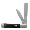 Case Folding Knife Black Micarta Handle Stainless Steel Razor/Pen Plain Edge 27823