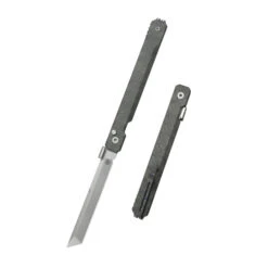 KB Prism Folding Knife Flame Titanium Handle Beadblast M390 Blade KB243E