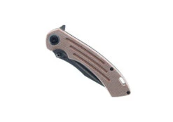 Kansept Pretatout Folding Knife Brown Micarta Handle 154CM Clip Point Plain Edge T1032A3 -White Mountain Knives 24be8af1 20ab 43ac 8fc1 bef3e0ada0c8 98675.1647034532