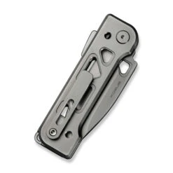 WE Tyro Folding Knife Gray Titanium Folding Knife 20CV Plain Edge Stonewash Finish WE24001-2 -White Mountain Knives 24w 5 66708.1729715341