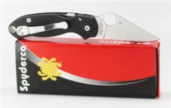 Spyderco Paramilitary 3 Knife Black G10 Handle Combo CPM S45V Stainless Edge Para 3 C223GPS