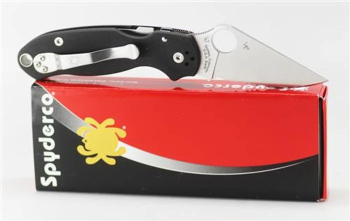 Spyderco Paramilitary 3 Knife Black G10 Handle Combo CPM S45V Stainless Edge Para 3 C223GPS 1 Spyderco Paramilitary 3 Knife Black G10 Handle Combo CPM S45V Stainless Edge Para 3 C223GPS