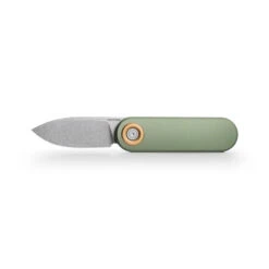 Vosteed Corgi V Folding Knife Green Aluminum Handle 14C28N Drop Point Plain Edge Stonewash Finish A3702 9 Vosteed Corgi V Folding Knife Green Aluminum Handle 14C28N Drop Point Plain Edge Stonewash Finish A3702 -White Mountain Knives 2a 15692.1734623479