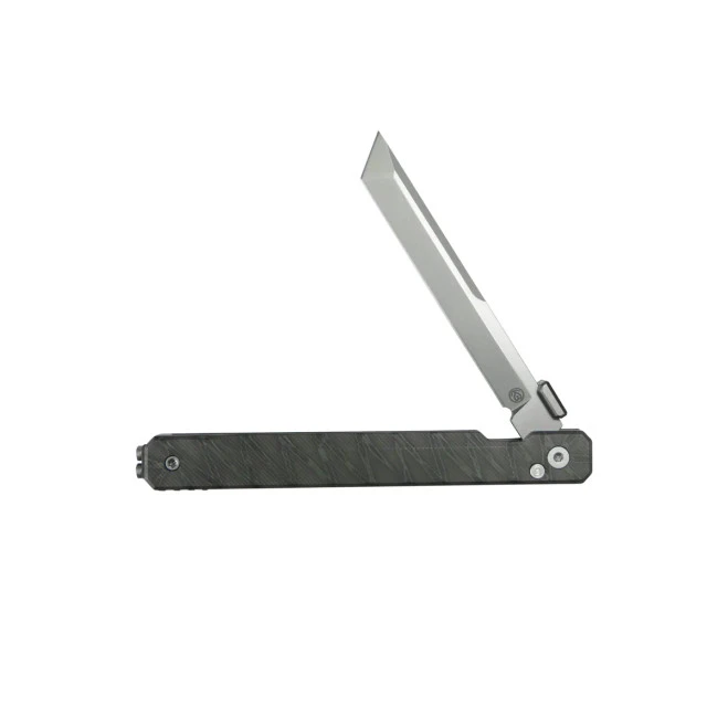 KB Prism Folding Knife Flame Titanium Handle Beadblast M390 Blade KB243E 3 KB Prism Folding Knife Flame Titanium Handle Beadblast M390 Blade KB243E - Image 3