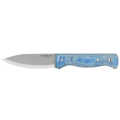 Condor Aqualore Fixed Blade Knife Blue Micarta Handle 14C28N Plain Edge CTK3958-4.3SK