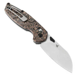 Kansept Model 6 Folding Knife Copper Carbon Fiber Handle S35VN Sheepsfoot Plain Edge K1022V2 -White Mountain Knives 3 8ccfc274 2082 4415 9d28 9c35ebeeb282 700x700 15480.1754597087