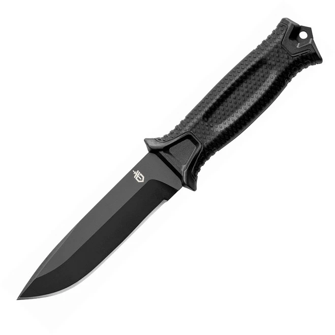 Gerber Strongarm Fixed Blade Knife Black GFN Handle Plain Black Blade G1038N 1 Gerber Strongarm Fixed Blade Knife Black GFN Handle Plain Black Blade G1038N
