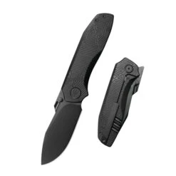 KB Agera Frame Lock Pocket Folding Knife Regular DLC Titanium W/ Milling Handle DLC M390 Blade KB437C