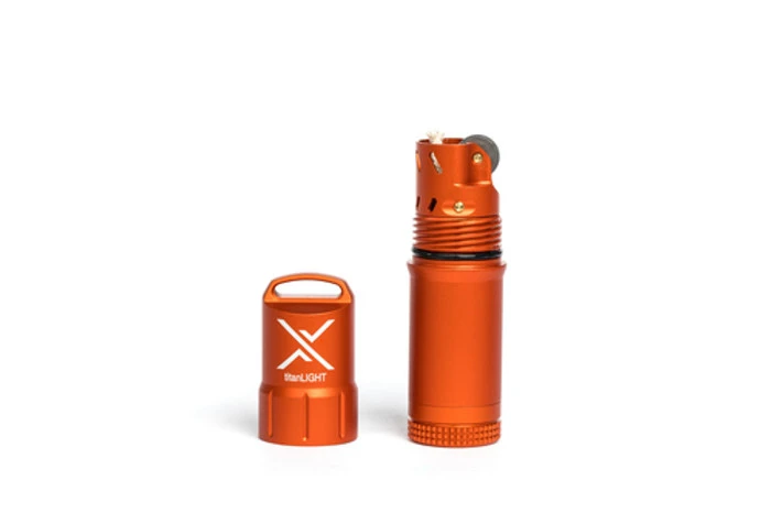 Exotac TitanLIGHT Lighter Waterproof & Refillable Orange 005500-ORG 1 Exotac TitanLIGHT Lighter Waterproof & Refillable Orange 005500-ORG