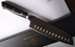 TwoSun Kitchen Santoku Chef Fixed Blade Knife Black G10 Handle 14C28N Plain Edge TS933-14C28N -White Mountain Knives 47669e8e d923 4ab4 871d 3f9b19cb57ab 98100.1624538968