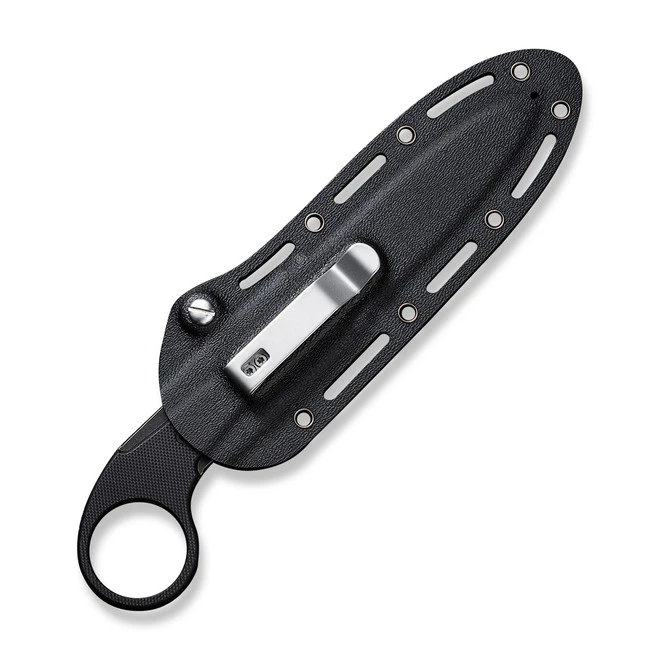 Civivi Varius Fixed Blade Knife Black G10 Handle D2 Plain Edge Black Stonewash Finish C22009C-1 6 Civivi Varius Fixed Blade Knife Black G10 Handle D2 Plain Edge Black Stonewash Finish C22009C-1 - Image 6