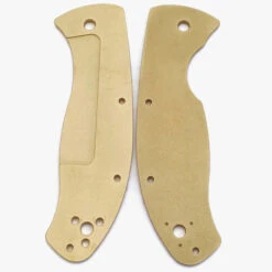 Flytanium Brass Scales For Spyderco Tenacious Knife FLY-0576