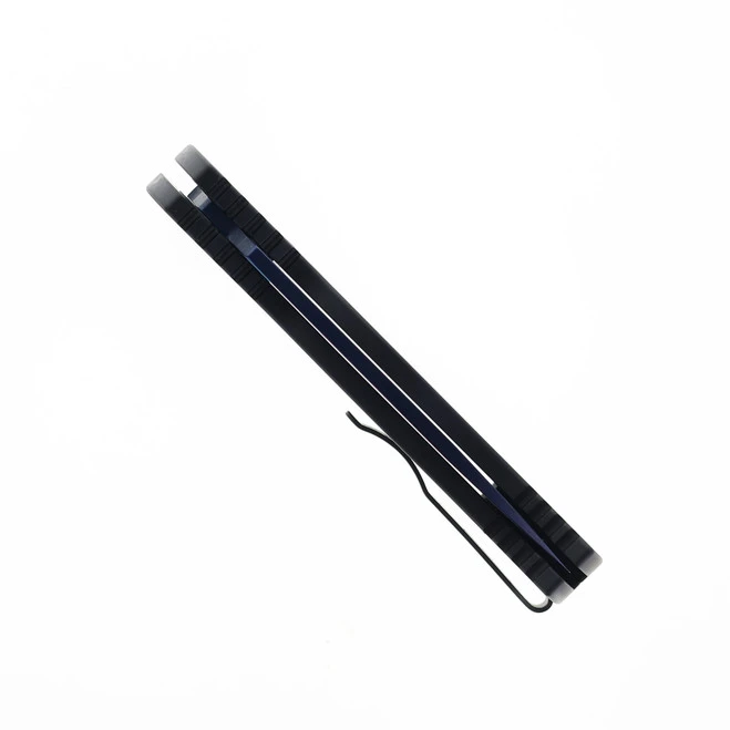 Pro-Tech Tactical Response 2 Auto Knife Black Aluminum Handle Magnacut Drop Point Plain Saphire Blue Blade T203-SB 5 Pro-Tech Tactical Response 2 Auto Knife Black Aluminum Handle Magnacut Drop Point Plain Saphire Blue Blade T203-SB - Image 5