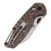 Kansept Model 6 Folding Knife Copper Carbon Fiber Handle S35VN Sheepsfoot Plain Edge K1022V2