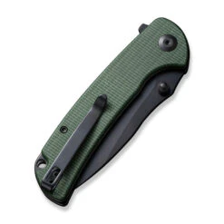 Sencut Pulsewave Folding Knife Green Canvas Micarta Handle 9Cr18MoV Drop Point Plain Black Blade S23032-3 -White Mountain Knives 7b613bda c078 4dd2 813a bc46e9ae4052 00095.1704392868