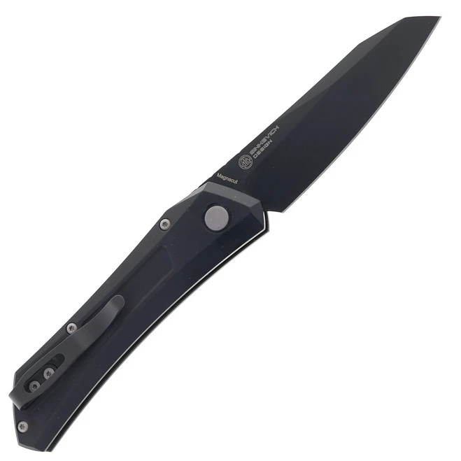 Pro-Tech Auto DS103 Oligarch Magnacut DLC Blade Black Aluminum Handle DS103 2 Pro-Tech Auto DS103 Oligarch Magnacut DLC Blade Black Aluminum Handle DS103 - Image 2