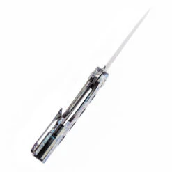 Kansept Cassowary Folding Knife Titanium/Lightning Strike Handle Damascus Plain Edge K2065A3 -White Mountain Knives A3 4 40331.1712156653