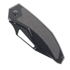 Artisan Cutlery Fragarach 1879G-BBK S90V Black Blade Titanium & Fat Carbon Handle Folding Knife -White Mountain Knives ARTISAN CUTLERY FRAGARACH 1879G BBK 01 75636.1755523828