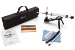Edge Pro Apex 3 Knife Sharpening System 5 Stones 1 Hone, Carrying Case And More -White Mountain Knives Apex Pro 3 kit lg 76599.1528838753