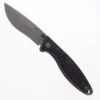 Bastard Venator Folding Knife Red/Black Carbon Fiber Handle N690 Plain Edge Dark Beadblast Finish BK-Ven-RD