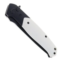 Bestech Swordfish Folding Knife Black/White G10 Handle 14C28N Plain Black Blade BG62A -White Mountain Knives BESTECH BG62A 01 03428.1713548783