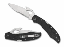 Spyderco Byrd Cara Cara 2 Lock Back Knife Black FRN Handle Plain Blade BY03PSBK2W