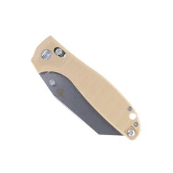 Bestech Liger Folding Knife Beige G10 Handle D2 Plain Edge Stonewash Finish BG61C -White Mountain Knives Bestech BG61C03 95474.1734552909