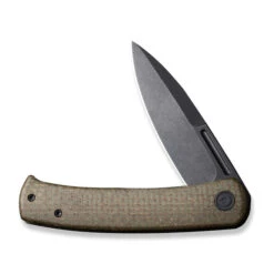 Civivi Caetus Folding Knife Green Burlap Micarta Handle 14C28N Spear Point Plain Edge Black Stonewash Finish C21025C-3 10 Civivi Caetus Folding Knife Green Burlap Micarta Handle 14C28N Spear Point Plain Edge Black Stonewash Finish C21025C-3 -White Mountain Knives C21025C 3 Caetus 3 82391.1691517561