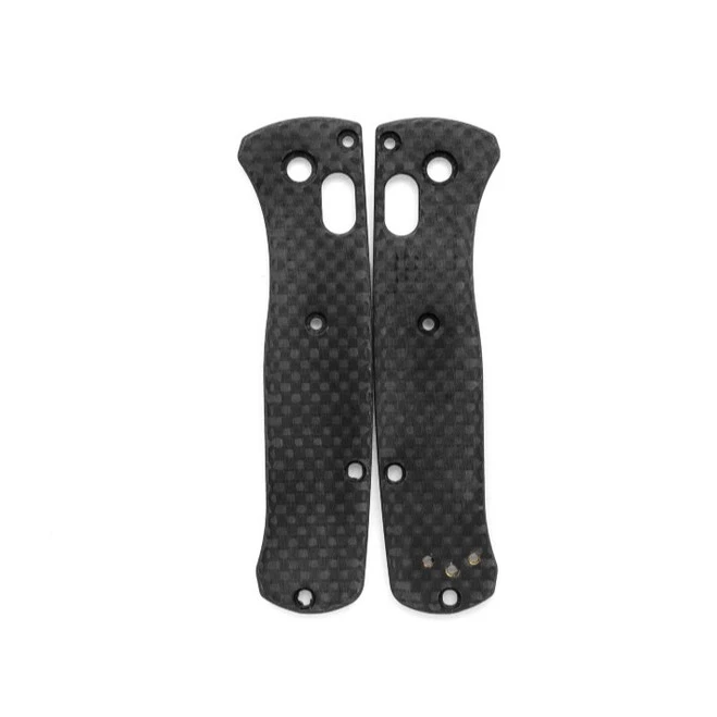 Flytanium Black Basketweave Carbon Fiber Scales For Benchmade Mini Bugout Knife 1 Flytanium Black Basketweave Carbon Fiber Scales For Benchmade Mini Bugout Knife