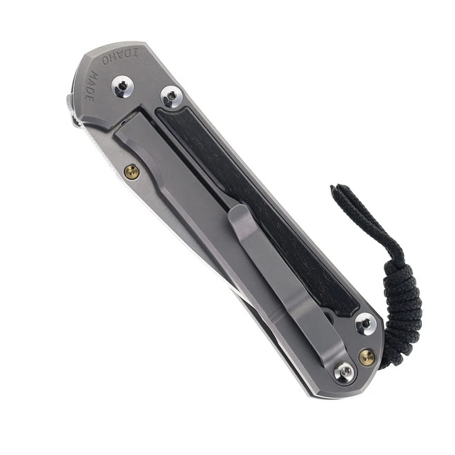 LEFT HAND Chris Reeve Large Sebenza 31 Folding Knife Bog Oak Inlay Handle Polished MagnaCut Drop Point Plain Edge L31-1137 3 LEFT HAND Chris Reeve Large Sebenza 31 Folding Knife Bog Oak Inlay Handle Polished MagnaCut Drop Point Plain Edge L31-1137 - Image 3