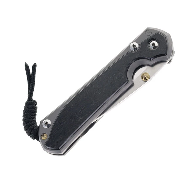 LEFT HAND Chris Reeve Large Sebenza 31 Folding Knife Bog Oak Inlay Handle Polished MagnaCut Drop Point Plain Edge L31-1137 4 LEFT HAND Chris Reeve Large Sebenza 31 Folding Knife Bog Oak Inlay Handle Polished MagnaCut Drop Point Plain Edge L31-1137 - Image 4