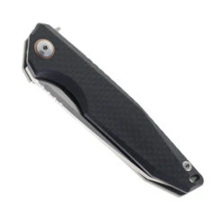 CH Knives D2 Carbon Fiber Gray Ti Handle Folding Knife 3004GY -White Mountain Knives CH KNIVES CH3004 GY 01 59738.1723740179