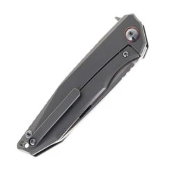 CH Knives D2 Carbon Fiber Gray Ti Handle Folding Knife 3004GY -White Mountain Knives CH KNIVES CH3004 GY 03 99577.1723740179