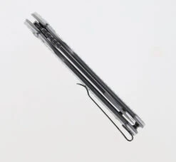 WMK Exclusive CJRB Pyrite Frag Pattern Button Lock Pocket Knife Aluminum Handle AR-RPM9 Wharncliffe Plain Edge Stonewash Finish J1925A-AL -White Mountain Knives CJRB 1925A AL 02 44681.1687272886.1280.1280 37305.1687277872