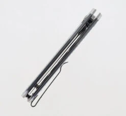 WMK Exclusive CJRB Pyrite Frag Pattern Button Lock Pocket Knife Aluminum Handle AR-RPM9 Wharncliffe Plain Edge Stonewash Finish J1925A-AL -White Mountain Knives CJRB 1925A AL 04 43029.1687272886.1280.1280 67881.1687277873