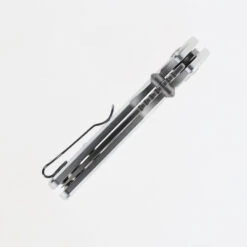 Discontinued WMK Exclusive CJRB Mica Mini Pyrite Frag Pattern Button Lock Pocket Knife Aluminum Handle AR-RPM9 J1934-AL -White Mountain Knives CJRB J1934A AL 02 73428.1698778083