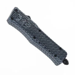 Cobra Tec Small CTK-1 OTF Knife Carbon Fiber Handle Plain Dagger D2 Blade SCFCTK-1SDAGNS -White Mountain Knives COBRATECH SMALL CTK 1 CARBON FIBER 01 51578.1751396253