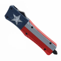 Cobra Tec Medium CTK-1 Cerakote American Flag OTF Knife Aluminum Handle Plain D2 Blade MUSACTK-1MDNS 14 Cobra Tec Medium CTK-1 Cerakote American Flag OTF Knife Aluminum Handle Plain D2 Blade MUSACTK-1MDNS -White Mountain Knives COBRA TECH DROP POINT MDNS AMERICAN FLAG AUTO 01 37797.1751045975