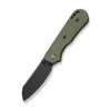 Civivi Crabby Folding Knife OD Green G10 Handle 14C28N Plain Edge Black Stonewash Finish C24055-1